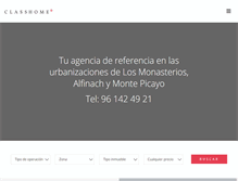 Tablet Screenshot of classhome.es